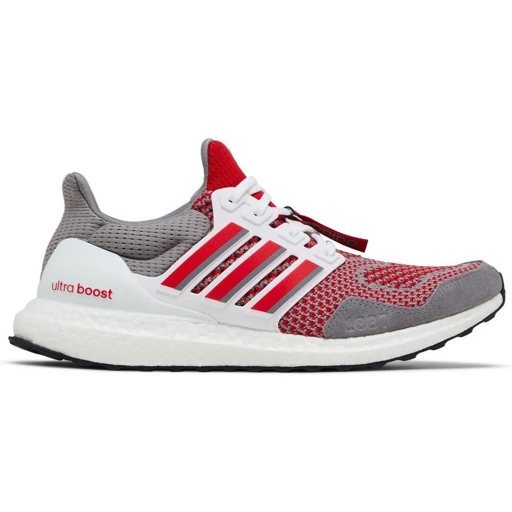 adidas NC State Ultraboost 1.0 Shoes - Mens Size 5, Womens 6 - White Red Black
